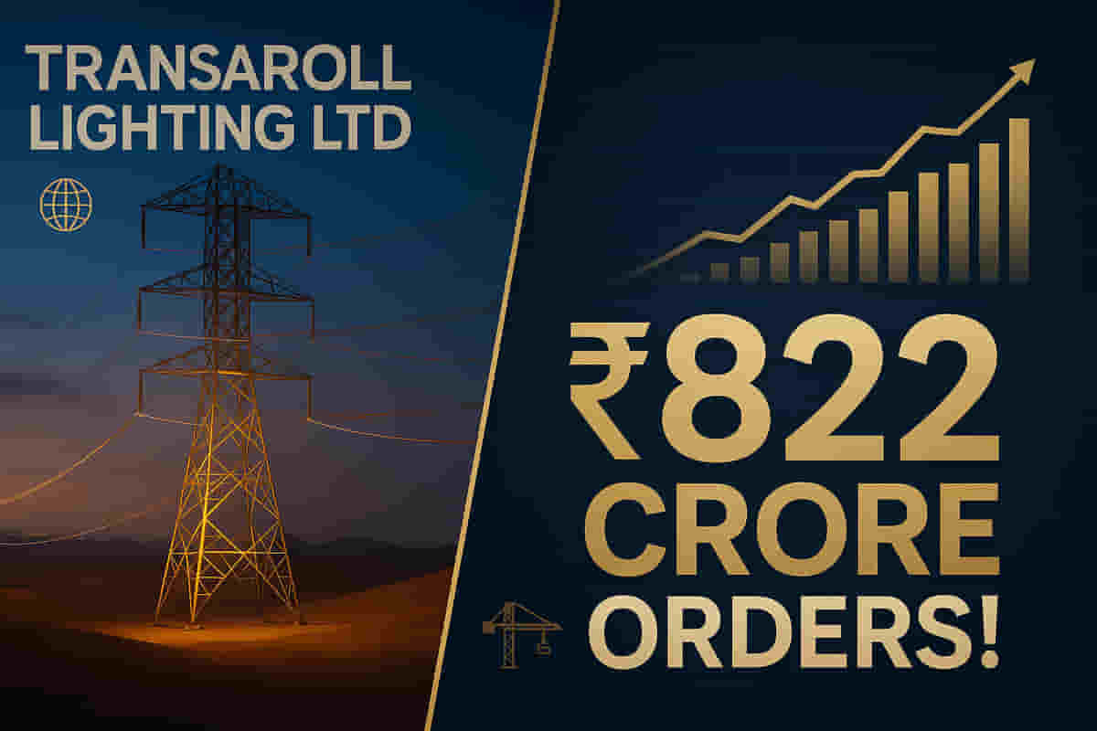 Global Powerhouse: Transrail Lighting Bags ₹822 Crore Orders, Igniting Growth Hopes!