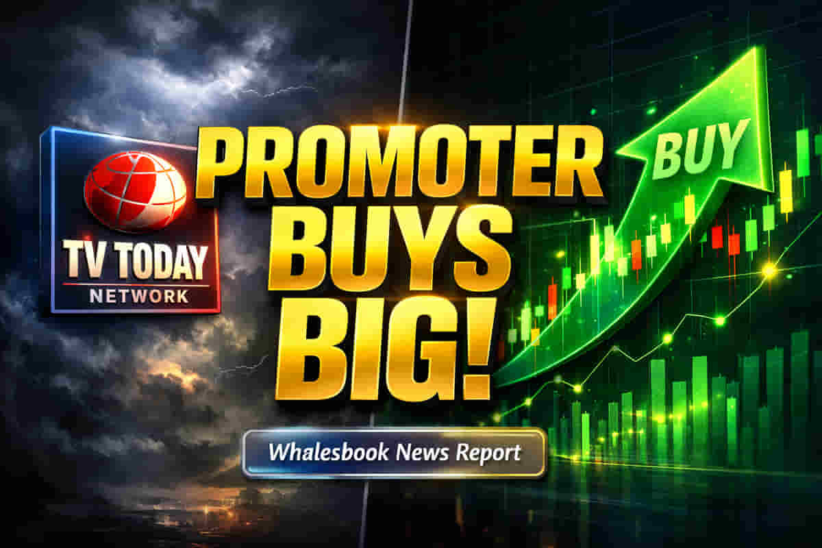 TV Today Network Surges After Promoter's Big Stake Buy! Radio Business Sale Heats Up Market Buzz!