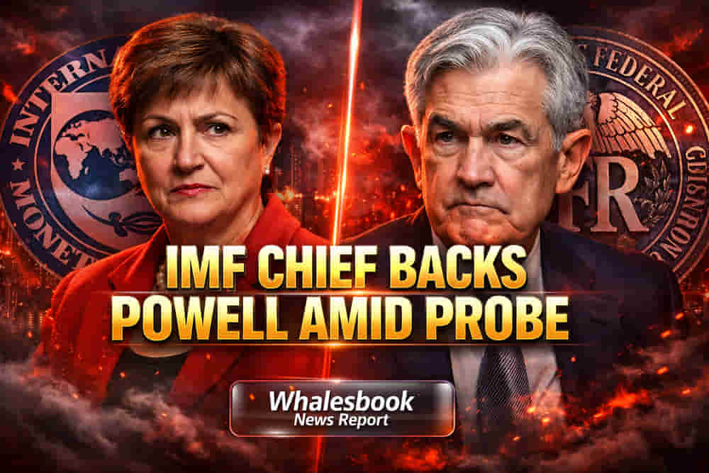 IMF Chief Backs Powell, Defends Fed Independence Against Trump Pressure