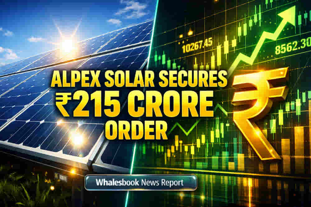 Alpex Solar Secures ₹215 Crore Order, Boosting Renewable Energy Push