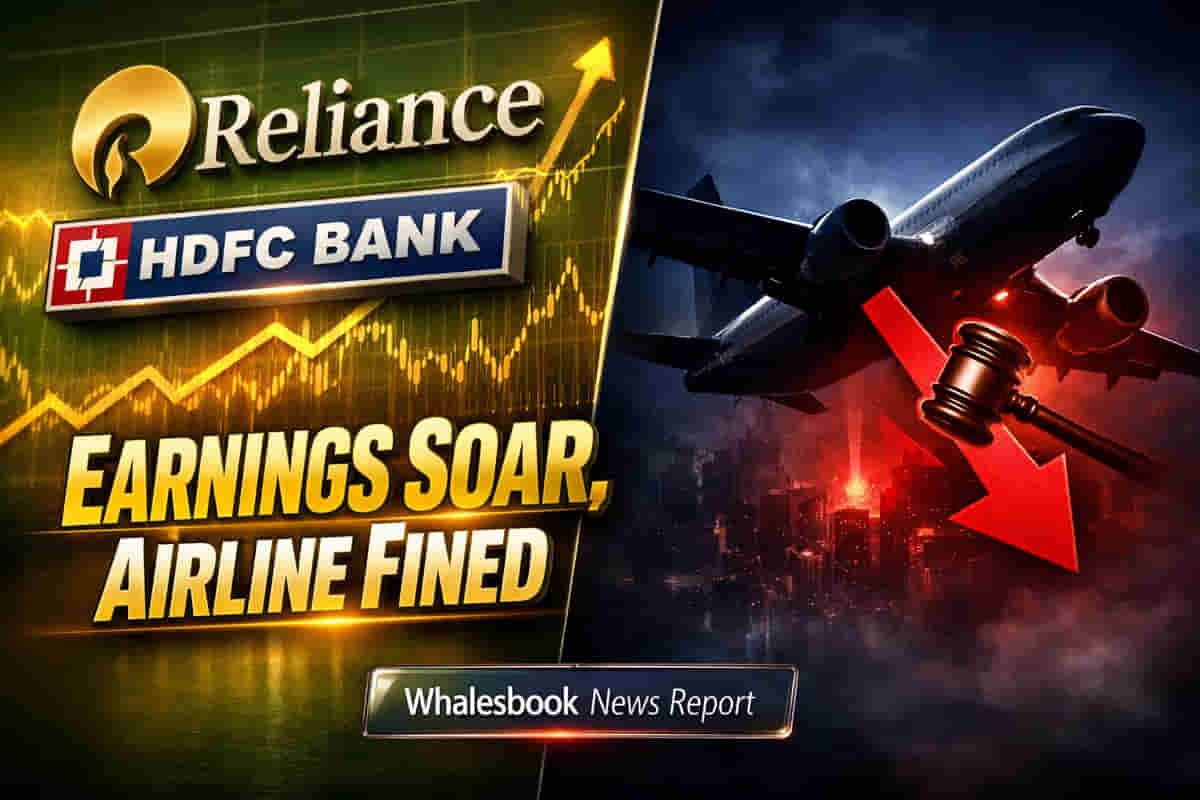 RIL, HDFC Bank, Wipro Post Q3 Results; IndiGo Fined ₹22 Cr. 16 Stocks in Focus.