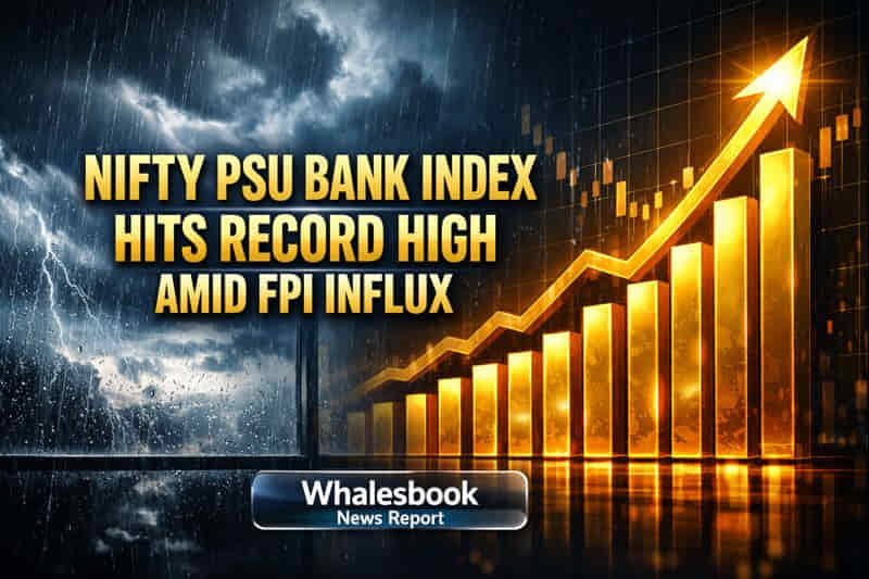 Nifty PSU Bank Index Hits Record High Amid FPI Influx