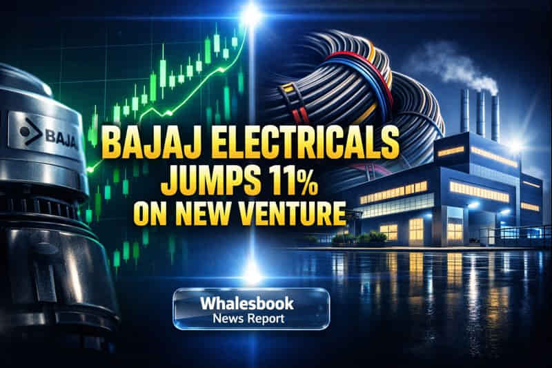 Bajaj Electricals Surges 11% On Wire Segment Entry News
