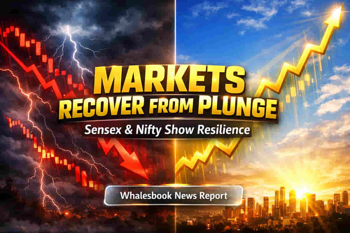 Dalal Street Recovers After Geopolitical Fears, Outflows Drag Indices Down