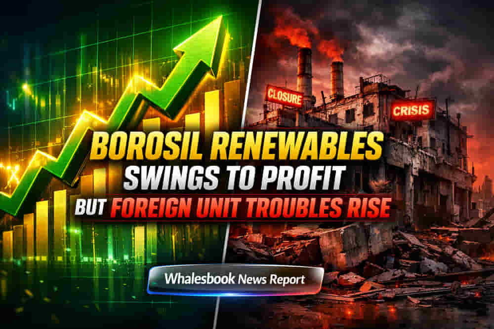 Borosil Renewables Swings to Q3 Profit Amidst Foreign Unit Insolvency Woes