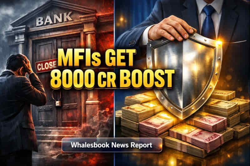 MFI Sector Gets ₹8K Cr Lifeline Amid Stress
