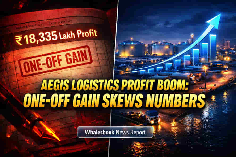 Aegis Logistics Skyrockets on One-Off Gain, Consolidated Growth Muted