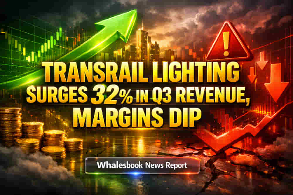 Transrail Lighting Surges 32% in Q3 Revenue, Margins See Pressure