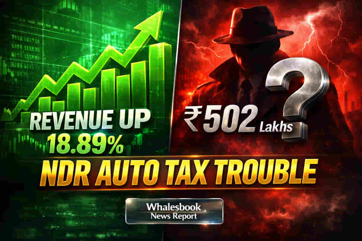 NDR Auto Components: Q3 में Revenue **18.89%** बढ़ा, पर ₹502 लाख की Income Tax Demand ने उड़ाई नींद!