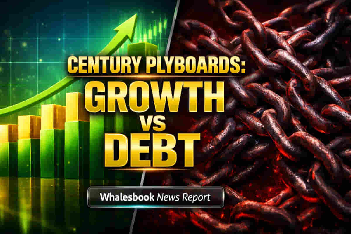 Century Plyboards Share: வருவாய் **18%** ராக்கெட் வேகத்தில் உயர்ந்தாலும், கடன் சுமை ஏன் கவலையளிக்கிறது?