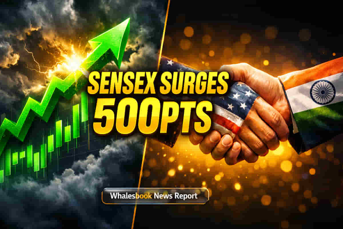 Market Surges on FII Return, Trade Deal Hype; SBI Hits Record