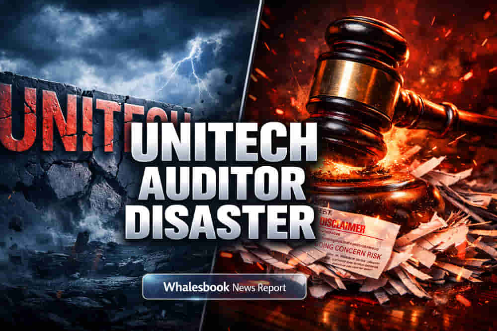 Unitech Auditors Issue Disclaimer, Flag Going Concern Risk Amid Deep Distress