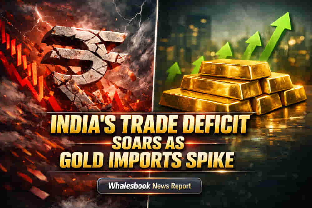 India's Trade Gap Widens on Gold; US Tariff Cuts Spark Hope