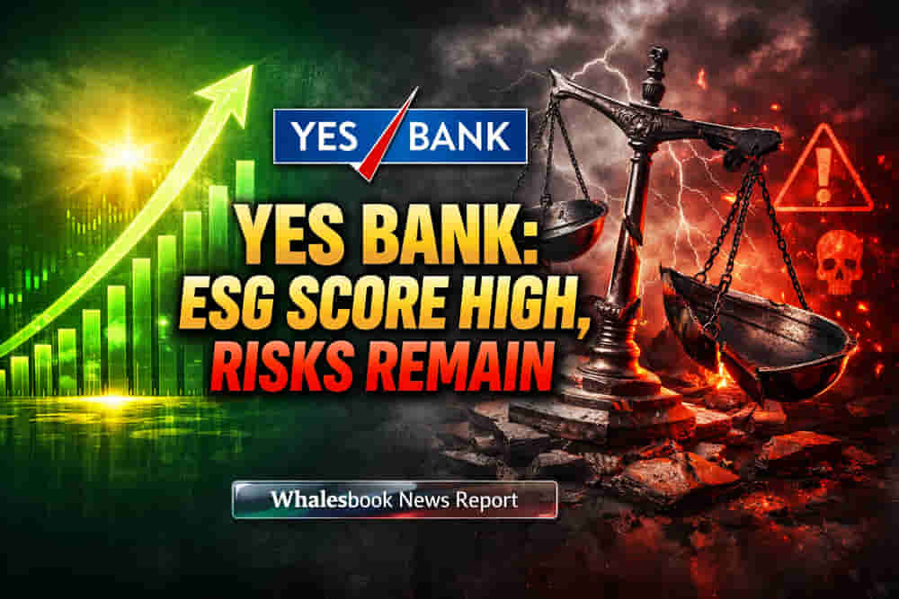 YES BANK ਦਾ ESG Score: **80.5** 'ਤੇ ਪਹੁੰਚਿਆ, ਪਰ Governance ਚਿੰਤਾਵਾਂ ਅਤੇ Compliance Risks ਬਰਕਰਾਰ