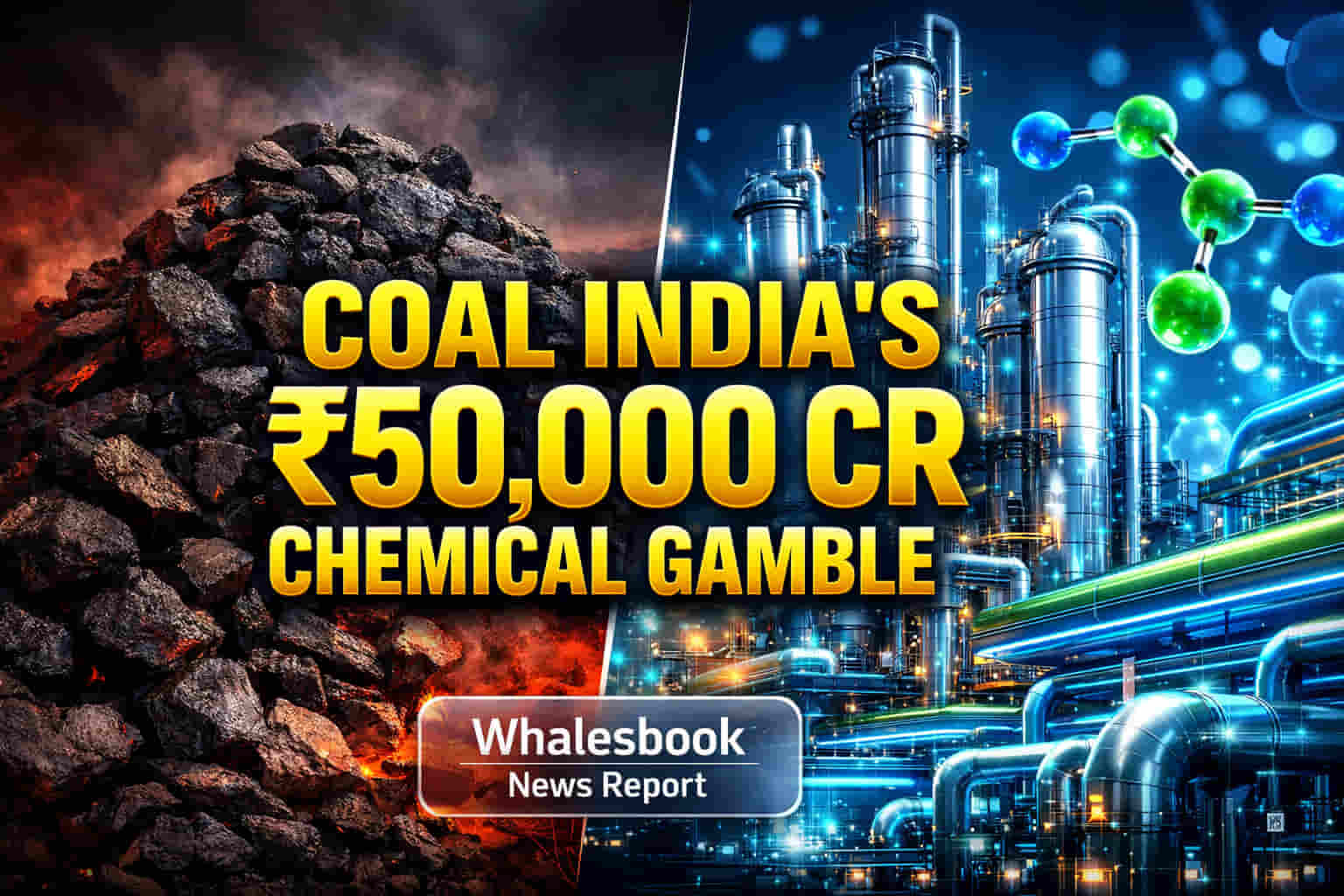 Coal India to Invest ₹50,000 Crore in Coal-to-Chemicals Push
