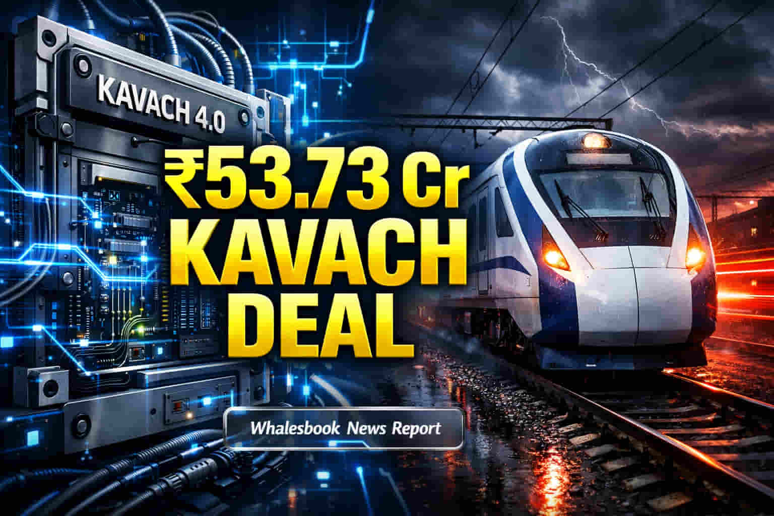 Concord Control Systems-க்கு குவியும் ஆர்டர்கள்! இந்திய ரயில்வேயிடம் இருந்து ₹53.73 கோடி KAVACH ஒப்பந்தம்!