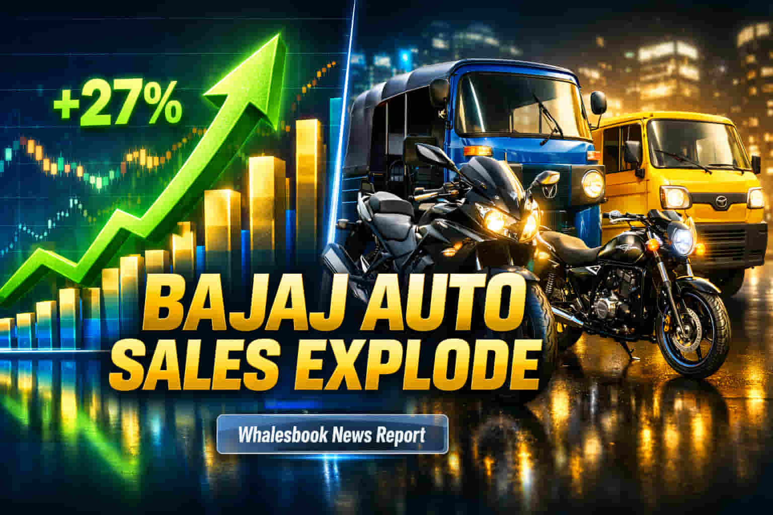 Bajaj Auto: பிப்ரவரியில் விற்பனை அதிரடி! **27%** உயர்வுடன் முதலீட்டாளர்களுக்கு குட் நியூஸ்!