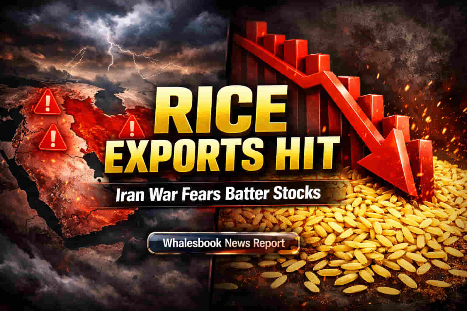 પશ્ચિમ એશિયા યુદ્ધની અસર: ભારતીય ચોખા નિકાસકારો પર સંકટ, શેર ઘટ્યા!