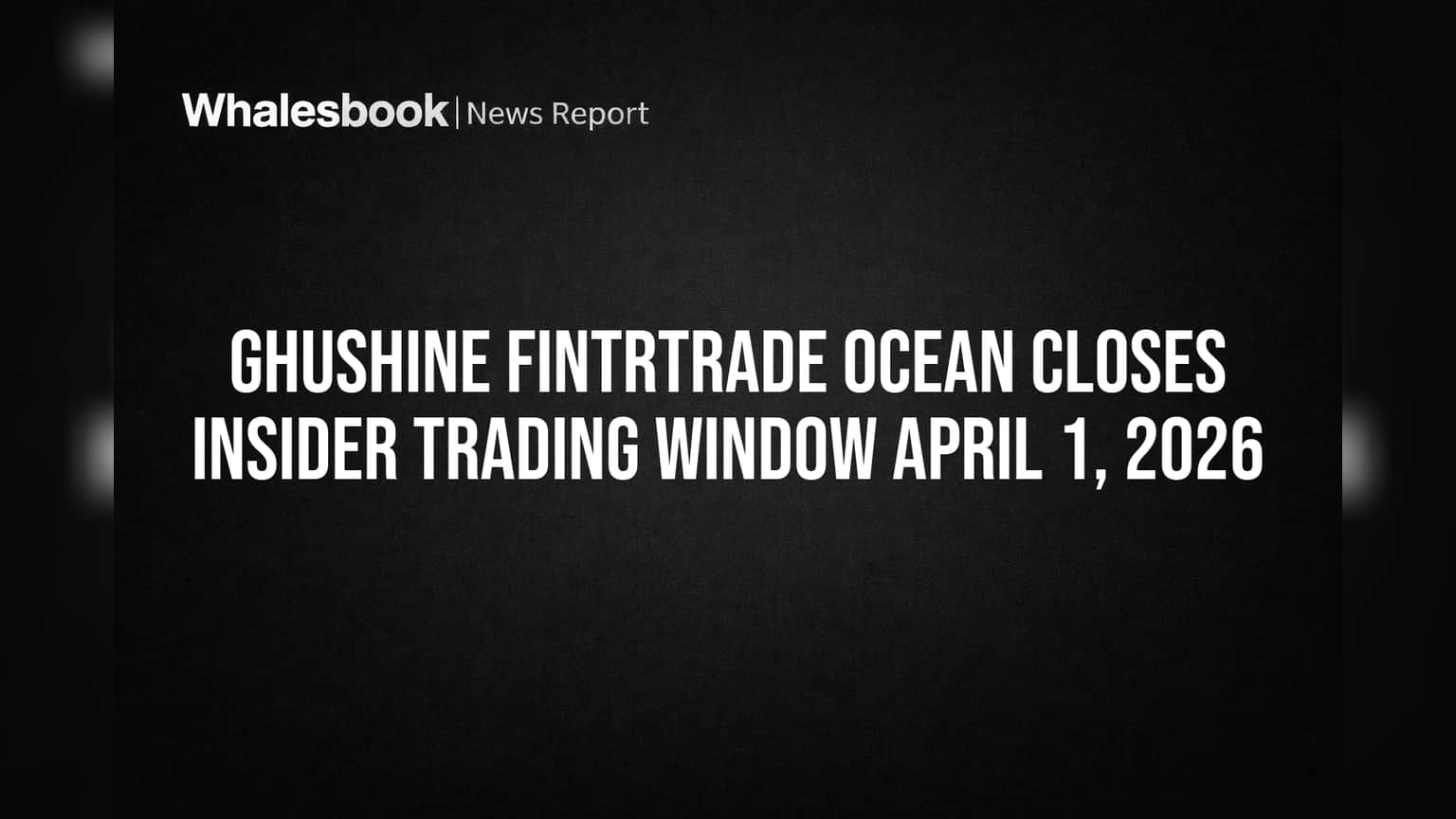 Ghushine Fintrtrade Ocean: शेयर ट्रेडिंग पर रोक! **1 अप्रैल** से लागू होगा SEBI का नियम