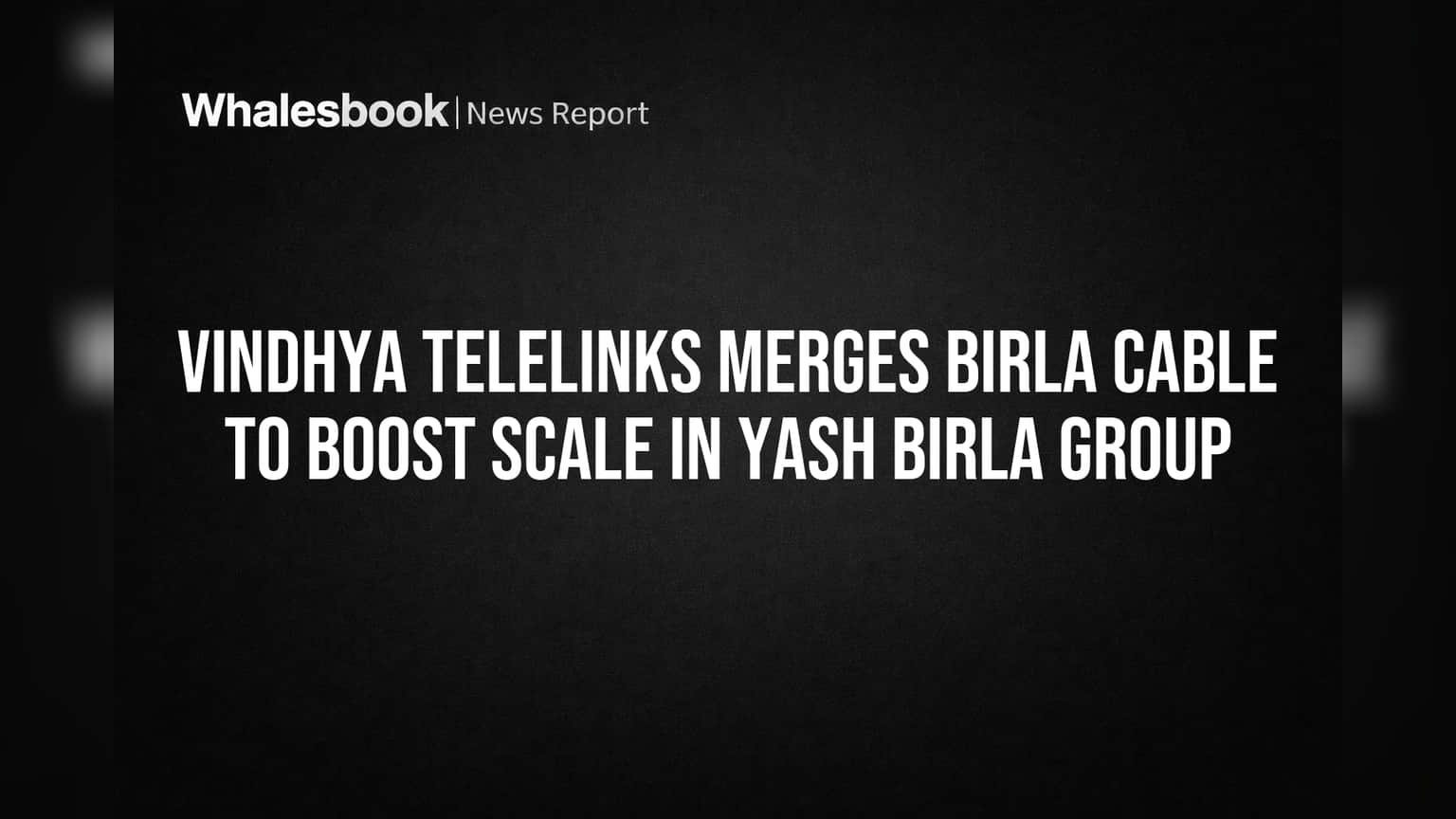 Yash Birla Group ची मोठी खेळी! Vindhya Telelinks मध्ये Birla Cable चे विलीनीकरण, कंपनीचा आवाका वाढणार