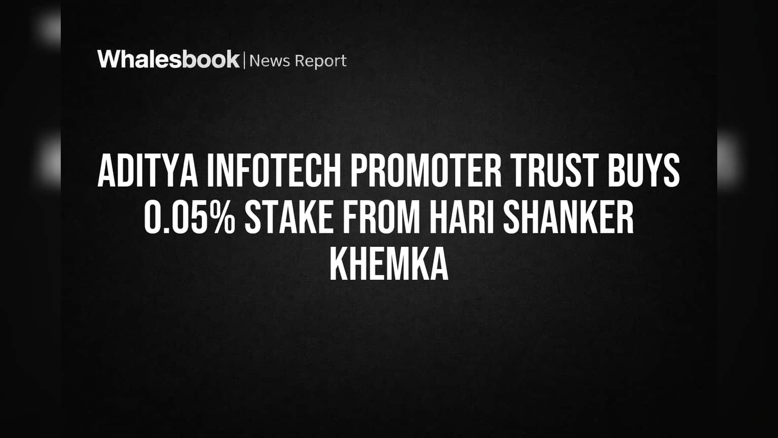 Aditya Infotech Share Price: प्रमोटर परिवार में बड़ी अदला-बदली! शेयर होल्डिंग में यह बदलाव क्यों अहम?