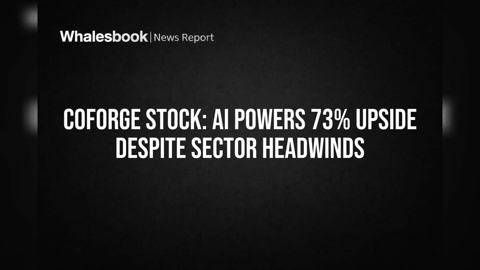 Coforge Stock: AI Powers 73% Upside Despite Sector Headwinds
