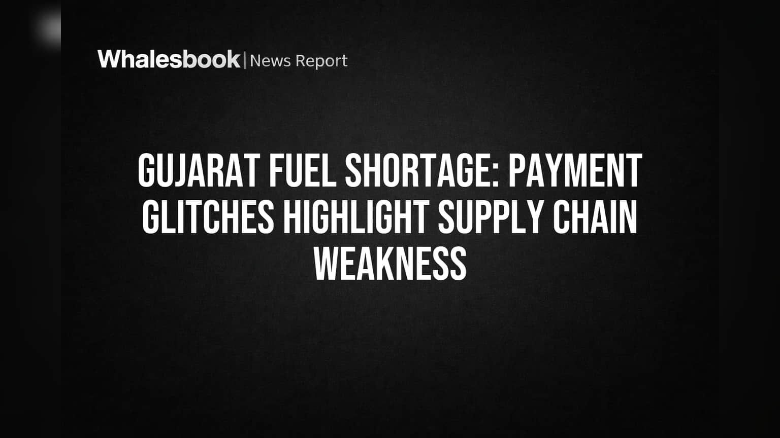 Gujarat Fuel Shortage: Petrol Pump Par Laga Long Wait Ka Crisis!