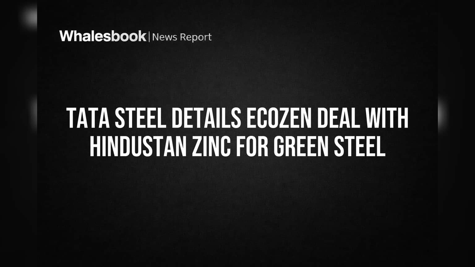 Tata Steel ची Hindustan Zinc सोबत 'ग्रीन स्टील' डील: EcoZen मुळे उत्सर्जन कमी होणार