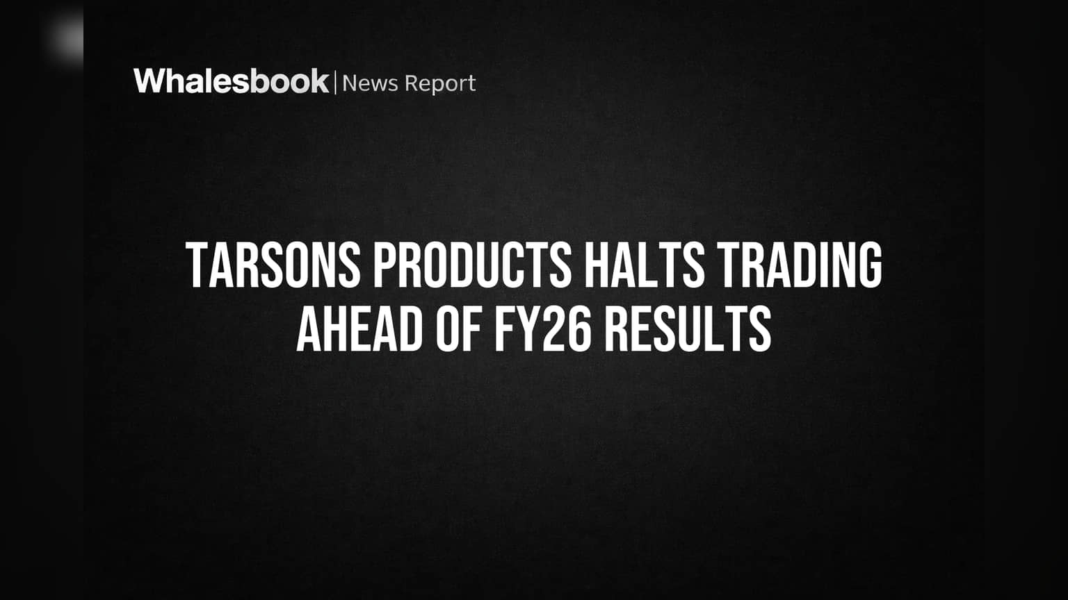 Tarsons Products: FY26 निकालांपूर्वी Trading Window बंद! गुंतवणूकदारांसाठी महत्त्वाची सूचना