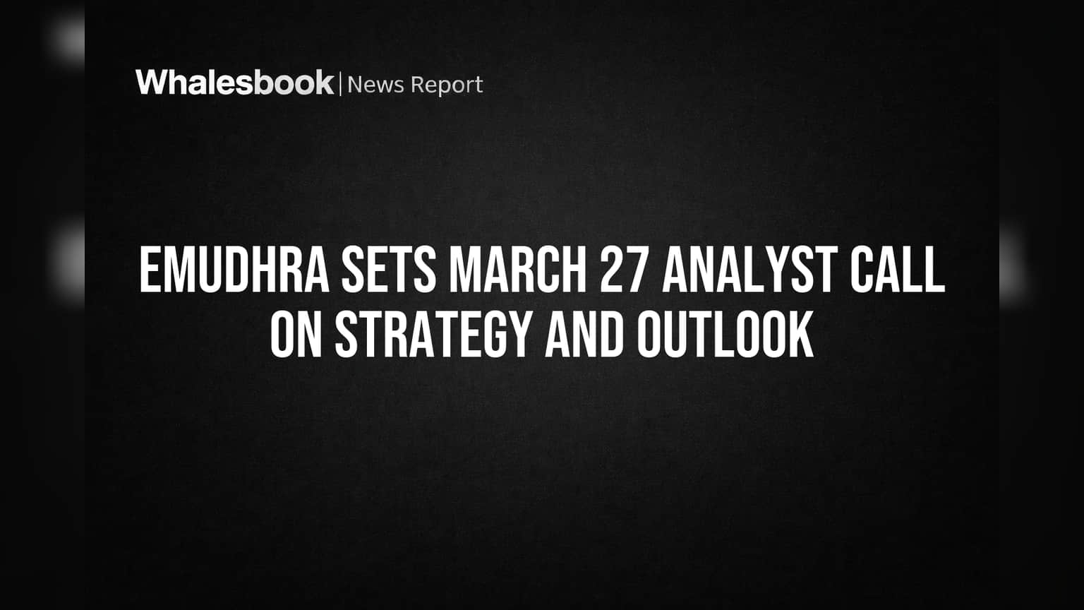 eMudhra Sets March 27 Analyst Call on Strategy and Outlook