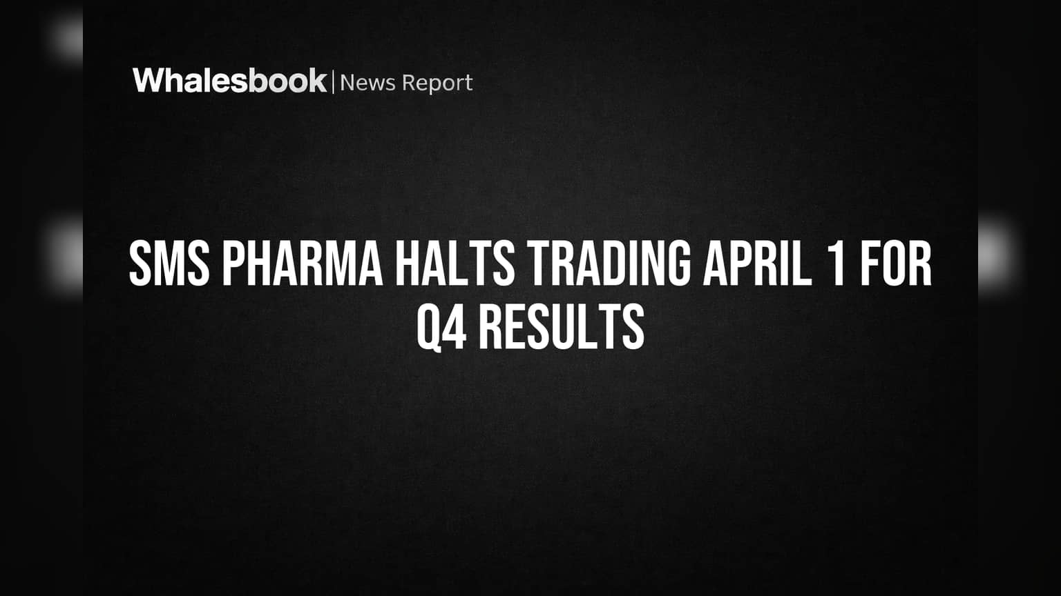 SMS Pharma: ट्रेडिंग विंडो बंद, शेअर बाजारात मोठी घोषणा! निकालांपूर्वी गुंतवणूकदारांसाठी सूचना.