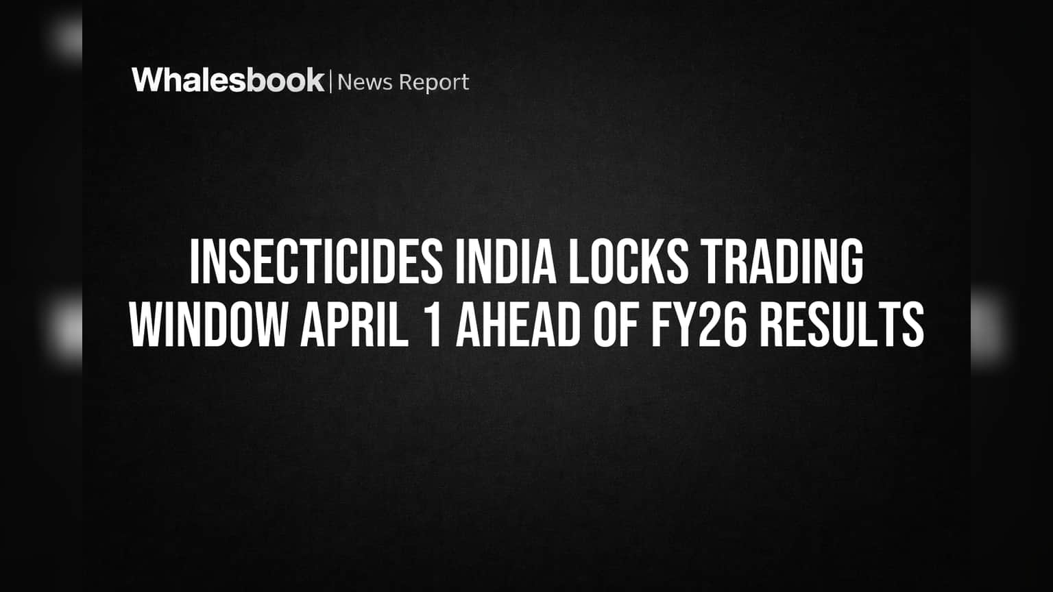 Insecticides India Share: ट्रेडिंग विंडो बंद! गुंतवणूकदारांसाठी महत्त्वाची सूचना, 'या' तारखेपासून निर्बंध