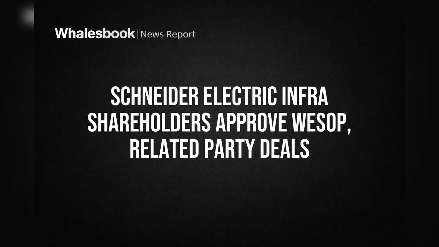 Schneider Electric Share: गुंतवणूकदारांचा मोठा निर्णय! WESOP आणि Related Party Deals ला **99%** पेक्षा जास्त मतांनी मंजूरी