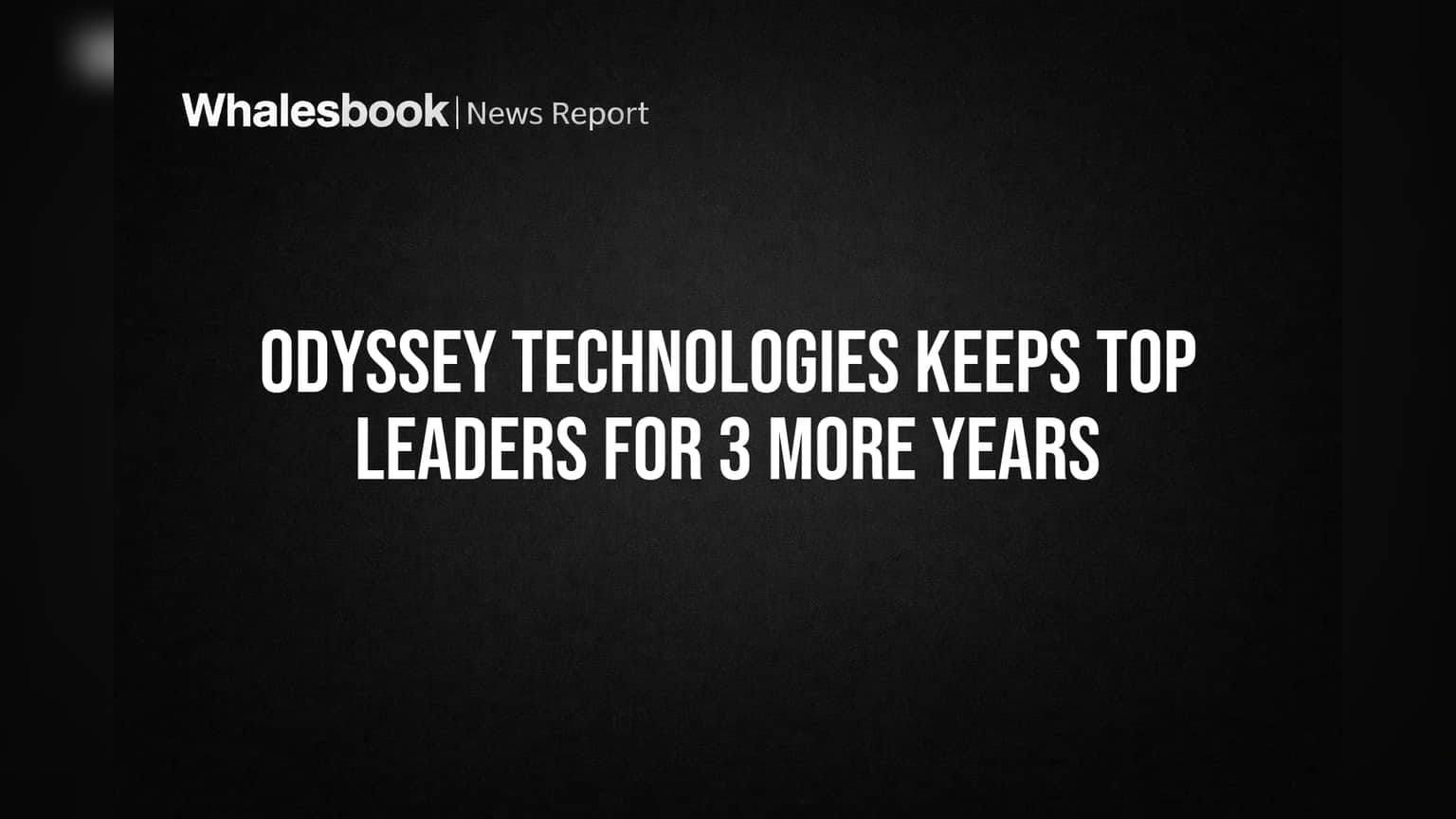 Odyssey Technologies: முக்கிய தலைவர்கள் அடுத்த 3 ஆண்டுகளுக்கு நியமனம்! Shareholder-களின் அதிரடி முடிவு!