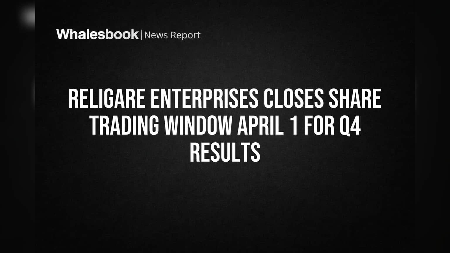 Religare Enterprises Share: முக்கிய அறிவிப்பு! பங்கு வர்த்தகம் திடீர் நிறுத்தம் - காரணம் என்ன?