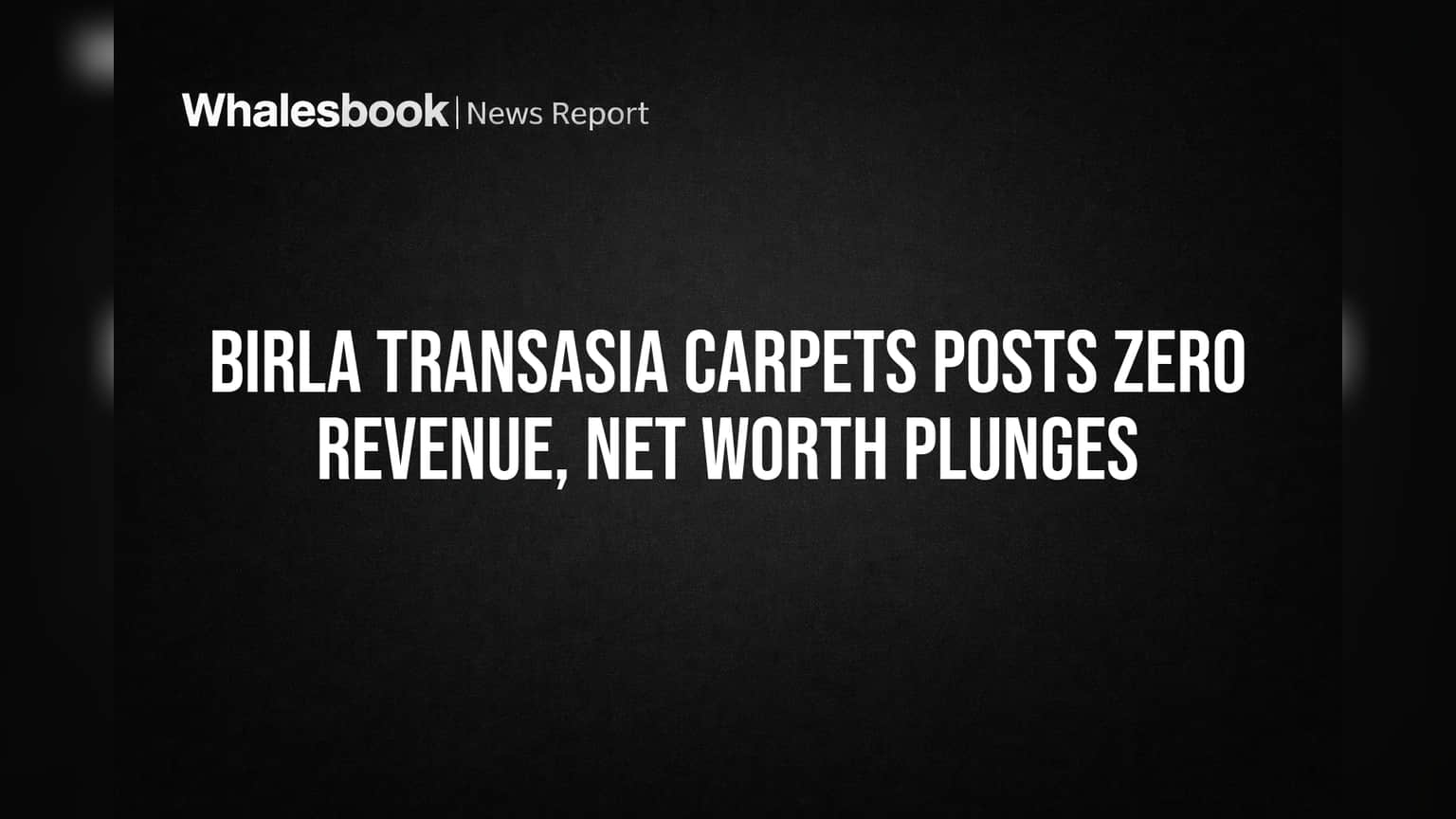 Birla TransAsia Carpets: कंपनी दिवाळखोरीच्या उंबरठ्यावर? उत्पन्न शून्य, नेट वर्थ **₹2,701 लाख** कोटींच्या खाली!