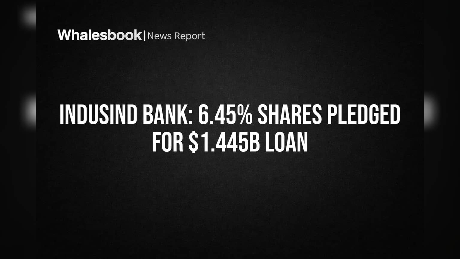 IndusInd Bank शेअरमध्ये मोठी घडामोड: प्रमोटर्सनी गहाण ठेवले **6.45%** शेअर्स, कारण आहे **$1.445 अब्ज** चे कर्ज!