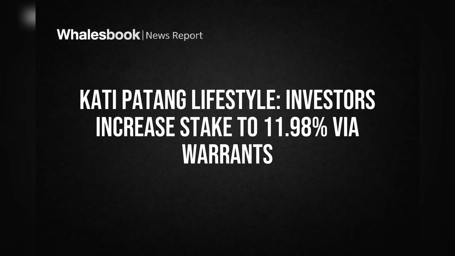 Kati Patang Lifestyle Share Price: गुंतवणूकदारांनी वाढवली हिस्सेदारी! वॉरंट रूपांतरणाने झाले **11.98%** चे मालक