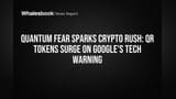Google Quantum Tech: Crypto Mein Hahakaar? QR Tokens Bhaga!