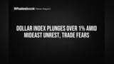 Dollar Index Plunges Over 1% Amid Mideast Unrest, Trade Fears