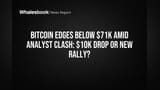 Bitcoin Edges Below $71K Amid Analyst Clash: $10K Drop or New Rally?