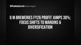 G M Breweries FY26 Profit Jumps 30%; Margins and Real Estate Division in Focus