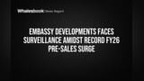 Embassy Developments Stock Under Surveillance Amid Record Sales, Legal Stay