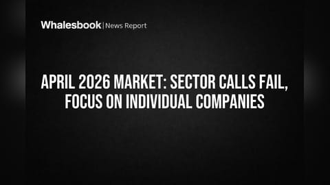 April 2026 Market: Sector Calls Fail, Focus on Individual Companies
