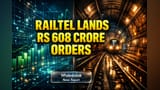 Railtel Secures Rs 608 Crore in New Orders from RVNL; Stock Rises