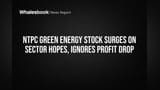 NTPC Green Energy Stock Surges on Sector Hopes, Ignores Profit Drop