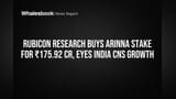 Rubicon Research அதிரடி! Arinna Lifesciences-ல் ₹175 கோடி முதலீடு - இந்திய CNS சந்தையில் நுழைகிறது!