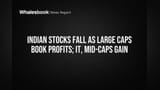 Indian Stocks Fall as Large Caps Book Profits; IT, Mid-Caps Gain