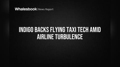 IndiGo Backs Flying Taxi Tech Amid Airline Turbulence