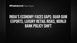 ભારતની ઇકોનોમીમાં મોટા ગાબડાં! ગ્હોર ગમ એક્સપોર્ટ, લક્ઝરી રિટેલ અને વર્લ્ડ બેંકની નીતિ અંગે નવી ચિંતાઓ